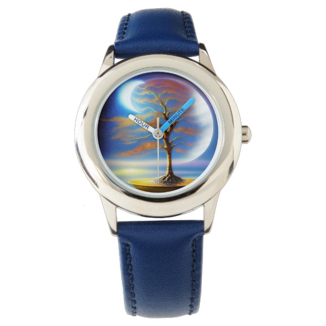 Moonscape bonsai  watch (Front)