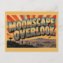 Moonscape Overlook UT Badlands Mountains Art