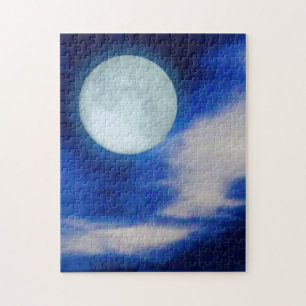 Moonscape with moonlit clouds jigsaw puzzle