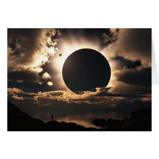 Moonshadow Greeting Card