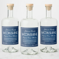 Moonshine Blue and White