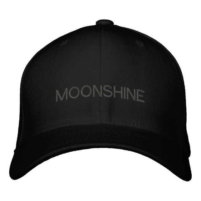 MOONSHINE EMBROIDERED HAT (Front)