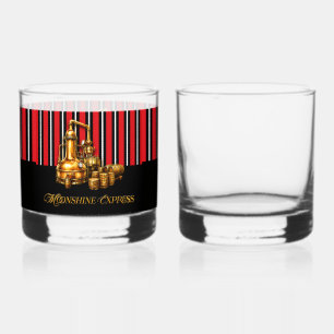 Moonshine Express Official Whiskey Glasses! Glass
