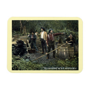 Moonshine in Old Kentucky Vintage Magnet