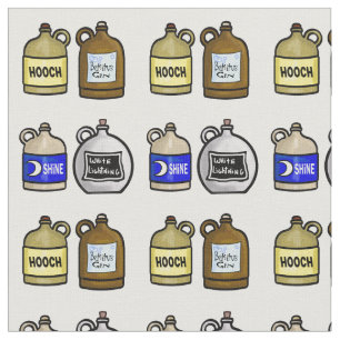 Moonshine Jugs Fabric