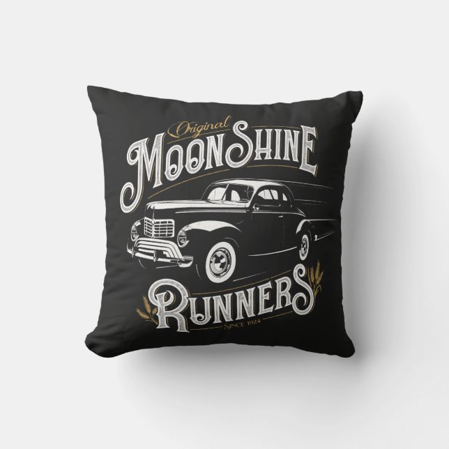 Moonshine Runners Cushion (Front)