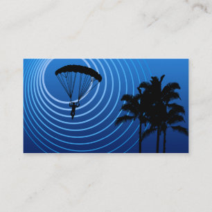 moonshine sky diving business card