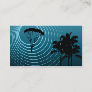 moonshine skydiving business card