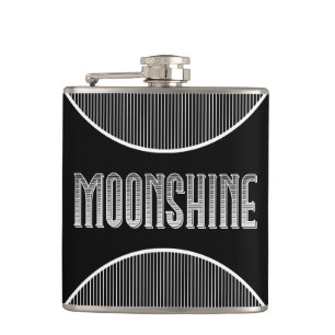Moonshine Vinyl Wrapped Flask