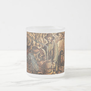 Moonshiners Making White Lightning Whiskey Liquor Frosted Glass Coffee Mug