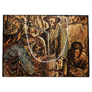 Moonshiners Making White Lightning Whiskey Liquor Large Gift Bag