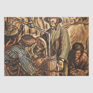 Moonshiners Making White Lightning Whiskey Liquor Tissue Paper