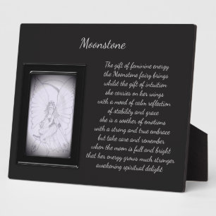 Moonstone Crystal Fairy Plaque