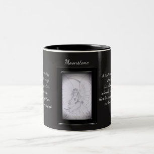 Moonstone Crystal Fairy Two-Tone Coffee Mug