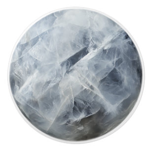 Moonstone Gem Pattern Ceramic Knob