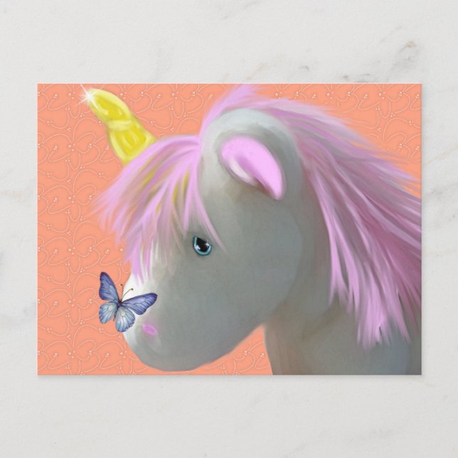 Moonstone the unicorn postcard (Front)