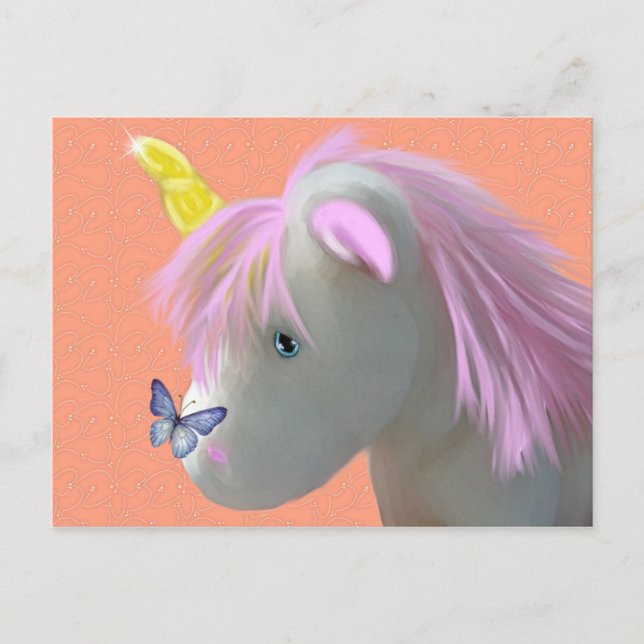 Moonstone the unicorn postcard (Front)