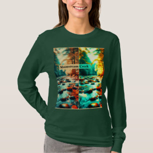 Moonstream Creek Nature-Inspired Long Sleeve Shirt