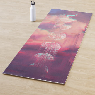 Moontime Glitches Yoga Mat