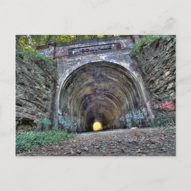 Moonville Tunnel, Vinton County, Ohio Postcard (Front)