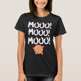 Mooo Cow Mooo Mooo Udder Birch Im A Cow T-Shirt