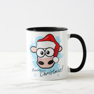 Mooooooy Christmas Festive Cow Mug