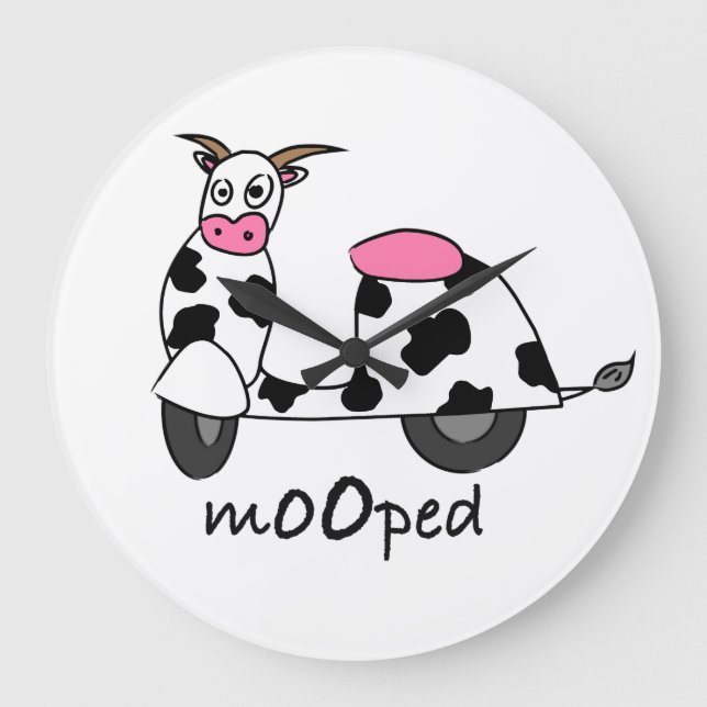 Mooped! Large Clock (Front)