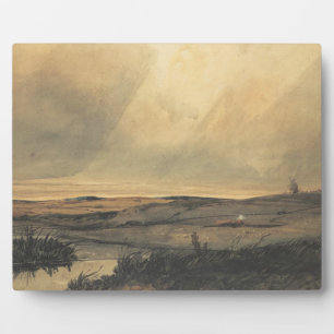 Moor with windmill plaque