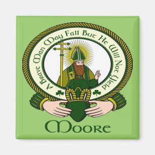 Moore Clan Motto Magnet