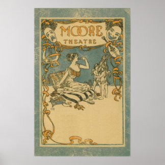 Moore Theatre, Seattle, Washington Poster