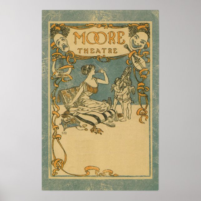 Moore Theatre, Seattle, Washington Poster (Front)