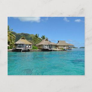 Moorea bungalows postcard