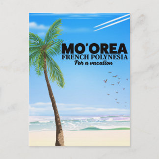 Mo'orea French Polynesia Postcard