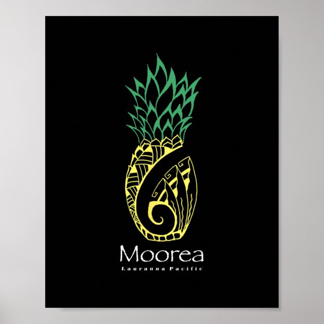 Moorea Pineapple  Poster (Front)