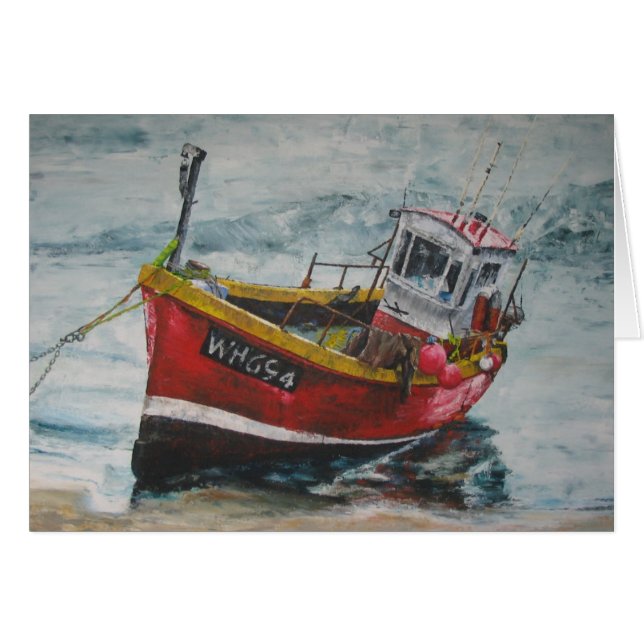 Moored Fishing Boat (Front Horizontal)