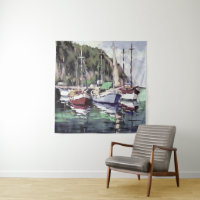 Mooring At Turunc Gulet Sailboat Acrylic Art