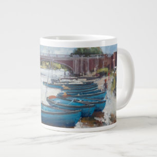 Moorings at Hampton Court 2011 Large Coffee Mug