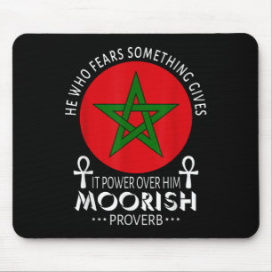 Moorish American He Who Fears Soing Moors Islamic  Mouse Mat