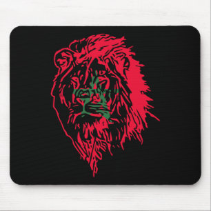 Moorish American Morocco Flag Moroccan Soccer Supp Mouse Mat
