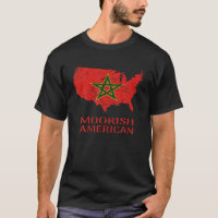 Moorish American Retro Proud Moorish Moroccan Flag