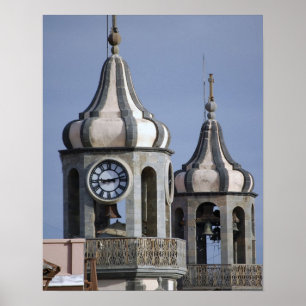 Moorish architectue of La Orotava, Tenerife Poster