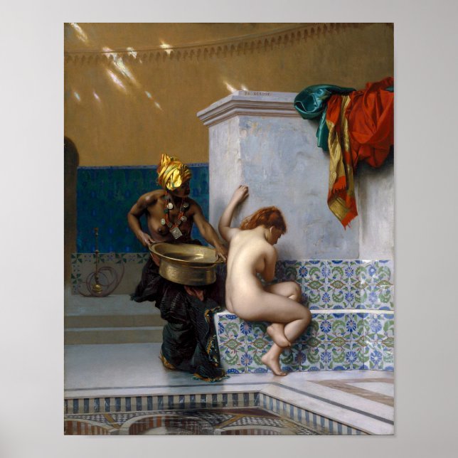 Moorish Bath | Jean-Léon Gérôme | Poster (Front)