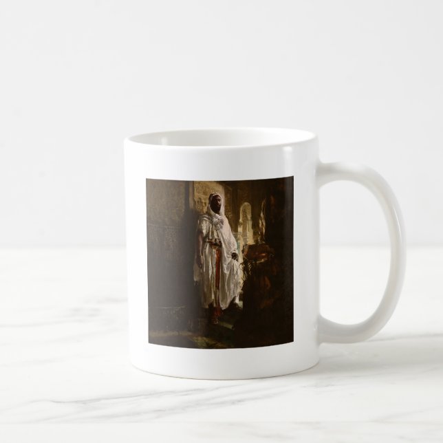 Moorish Chief African Art Painting Portrait Coffee Mug (Right)