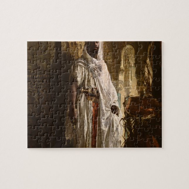 Moorish Chief African Art Painting Portrait Jigsaw Puzzle (Horizontal)