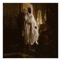 Moorish Chief African Art Painting Portrait