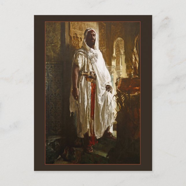 Moorish Chief by Eduard Charlemont Postcard (Front)