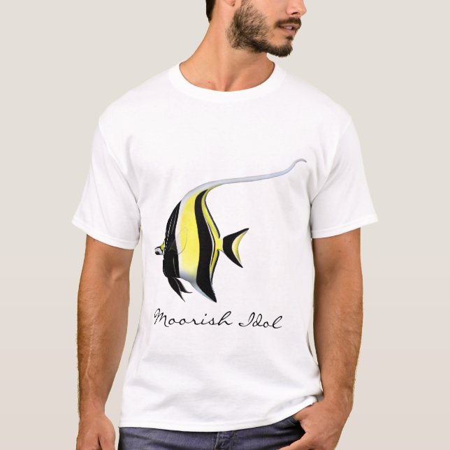 Moorish Idol Aquarium Fish Customisable T-Shirt (Front)