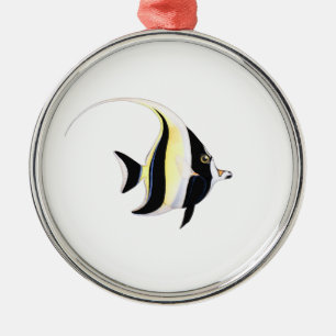 Moorish Idol Fish Metal Tree Decoration