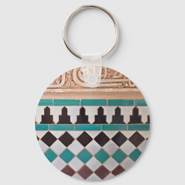 Moorish Mosaic Keychain (Front)
