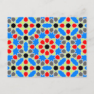 Moorish tile 2012 Calendar Postcard